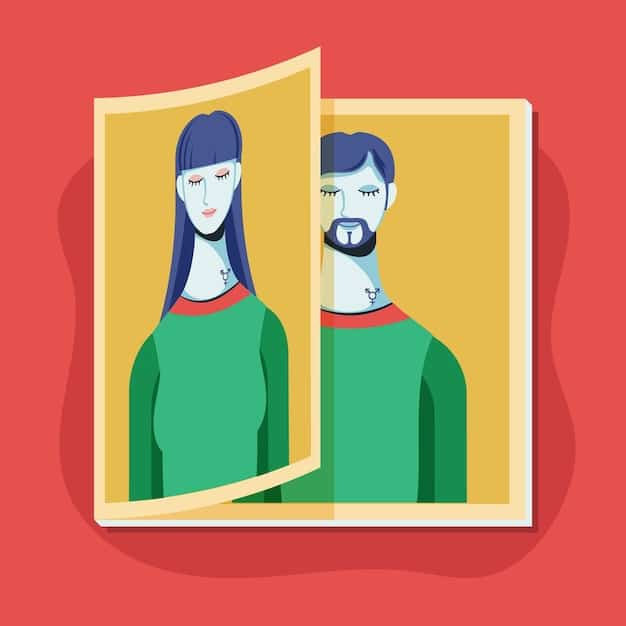 A split image showing two distinct political figures (caricatures or anonymous silhouettes) on opposite sides of a large, complex jigsaw puzzle representing Social Security, struggling to connect pieces.
