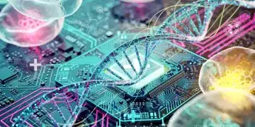 Futuristic bio-engineering fusion with DNA and circuits for healthcare