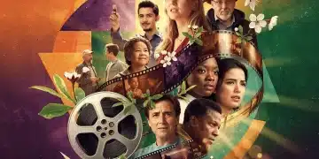 Vibrant collage symbolising independent film, artistic, diverse, fresh perspectives, spring 2026 cinema.
